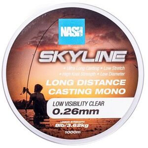 Nash vlasec skyline mono uv yellow 1000 m - 0,26 mm 3,62 kg