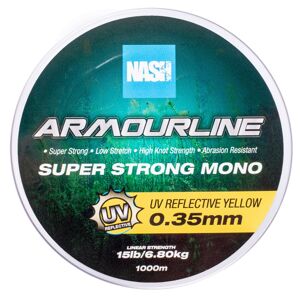 Nash vlasec armourline super strong mono uv yellow 1000 m - 0,35 mm 6,80 kg