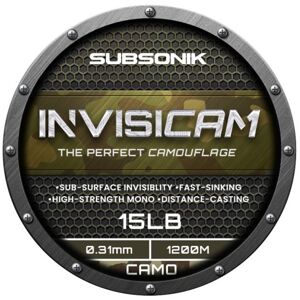 Sonik vlasec subsonik invisicam snag leader camo 100 m - 0,60 mm 55 l