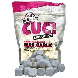 LK Baits CUC! Nugget Carp Garlic Bear 17 mm, 1kg