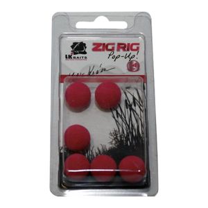 LK Baits ZIG RIG Pop–Up 14 mm – Red