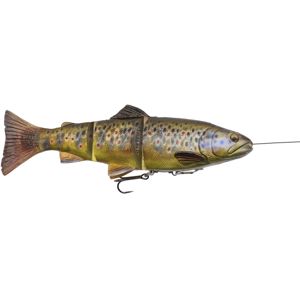 Savage gear gumová nástraha pstruh 4d line trhu trout ss dark brown trout-15 cm 35 g