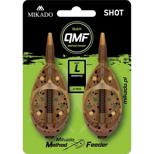 Mikado krmítko method feeder shot q.m.f. set l - 3x50 g