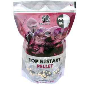 Lk baits pelety top restart pellets peperin 1 kg - 4 mm