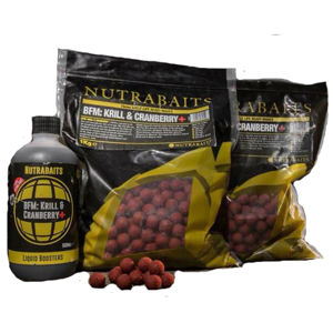 Nutrabaits boilies bfm krill&cranberry-400 g 15 mm