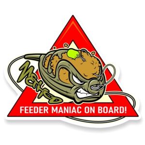4anglersdesign samolepka 69 method feeder maniac on board
