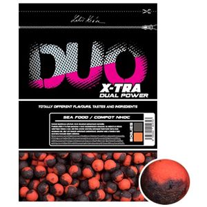 Lk baits boilie duo x-tra sea food/compot nhdc - 800 g 14 mm