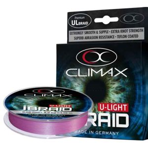 CLIMAX šňůra iBraid U-Light-fluo fialová 0,10mm 7,5kg 135m