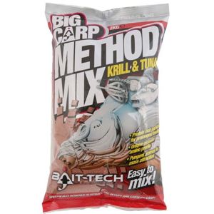 Bait-tech krmítková zmes big carp method mix krill & tuna 2 kg
