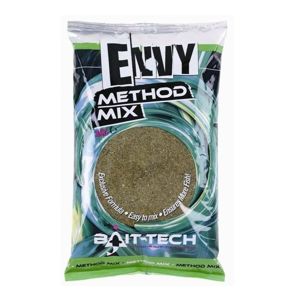 Bait-tech krmítková zmes envy green hemp & halibut method mix 2 kg