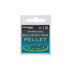 DRENNAN Háčky Silverfish Pellet barbless vel. 18