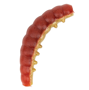 Berkley gumová nástraha powerbait power honey worm 2,5 cm 55 ks red yellow