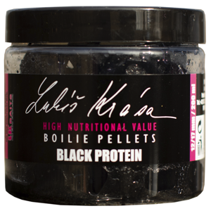 Lk baits lukáš krása boilies pellet 12-17 mm 200 ml - black protein