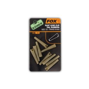 FOX Edges Safety lead clip tail rubbers size 10 khaki