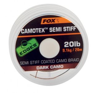 Fox Camotex Semi Stiff Coated Camo Braid 35lb - 20m Dark Camo