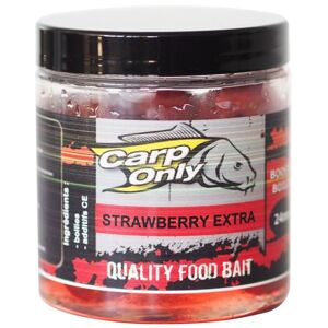 Carp only dipované boilies strawberry extra 250 ml - 24 mm