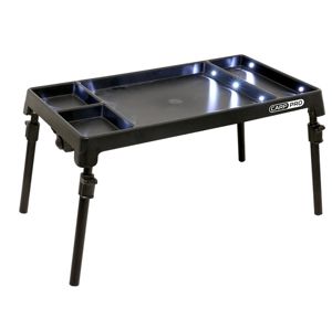 Carppro stolík s osvetlením led bivvy table