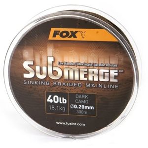 Fox pletená šňůra na naviják Submerge Sinking Braided MaInline 0,20mm 18,1lb 600m