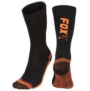 Fox ponožky Collection Black/Orange Thermolite long sock vel.6-9 (EU 40-43)