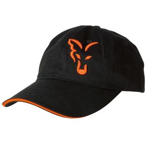 Fox kšiltovka Fox black / Orange baseball cap