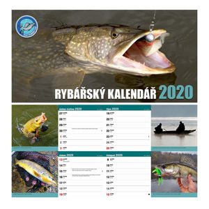 Črs stolný rybársky kalendár na rok 2020