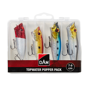DAM wobler Topwater Popper Pack Inc. Box 7-9cm