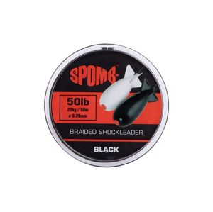 Spomb šoková šňůra Braided Shockleader 50m  0,26mm 22kg černá