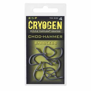ESP háčky bez protihrotu  Chod-Hammer Cryogen Barbless vel.4