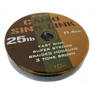 ESP Sink link camo brown 25lb