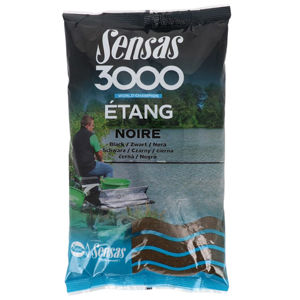 Sensas krmítková zmes 3000 dark salty (čierne - slané) 1 kg-etang