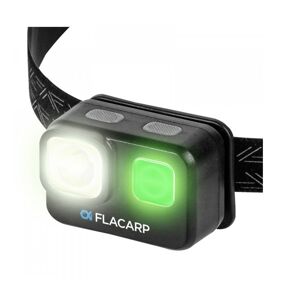 Flacarp nabíjecí čelovka HL2000 bílá+zelená LED