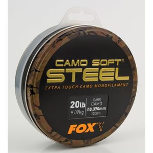 Fox vlasec Soft Steel Dark Camo 1000m (0,331mm 16lb-7,27kg)