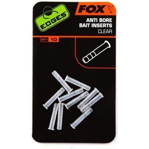 Fox edges anti bore bait inserts clear 10 ks