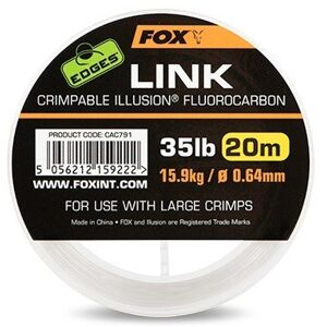 Fox fluorocarbon Edges Link Illusion čirý 20m 25lb 0,53mm