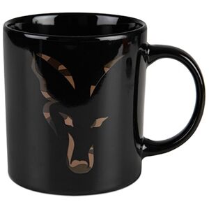 Fox hrčnek black and camo head ceramic mug