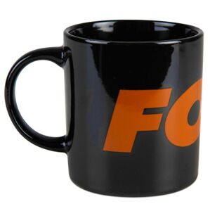 Fox hrnček collection ceramic mug black orange 350 ml