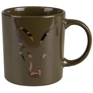 Fox hrnček green and camo head ceramic mug