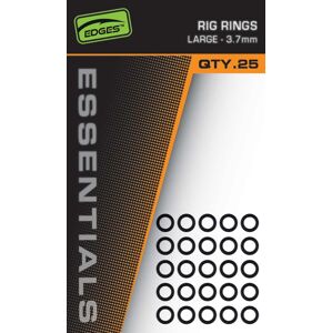 Fox krúžky edges essentials rig rings 25 ks - 3,7 mm