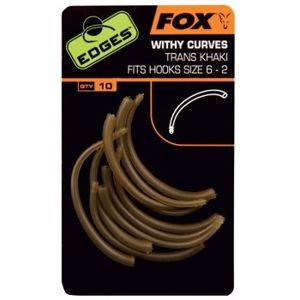 Fox rovnátka edges withy curve adaptor trans khaki hook size 6 - 2 10 ks