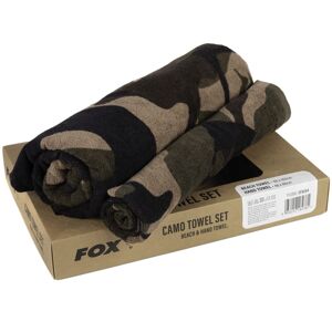 Fox set uterákov camo beach hand towel box set