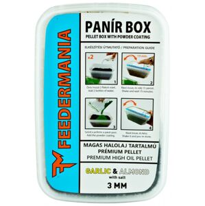 Feedermania pelety panir box 3 mm 430 g - garlic and almond