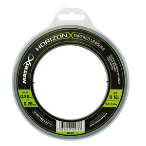 Fox Matrix šokový vlasec Horizon X Tapered Leaders 12m x 5 0,22-0,28mm 8-12lb