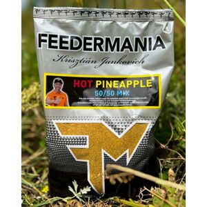 Feedermania krmítková zmes groundbait 50/50 mix 800 g - hot pineapple