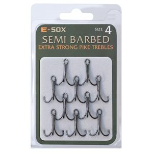 Drennan trojháčky E-sox Extra Strong Barbed Trebles vel. 6