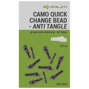 Korum prevleky camo quick change bead anti tangle 8 ks