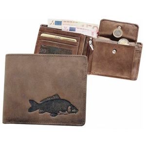Kožená rybárská peňaženka 40 - kapor