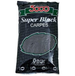 Sensas Krmení 3000 Super Black Carp (Kapr-černý) 1kg