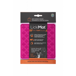 LickiMat Lízací Podložka Mini Tuff Buddy Růžová