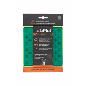 LickiMat Lízací Podložka Mini Tuff Buddy Zelená