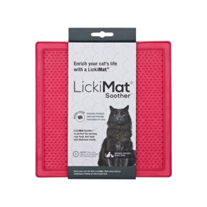 LickMat Lízací Podložka Soother pro Kočky Růžová